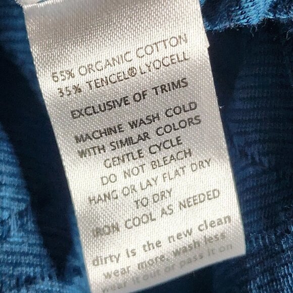 TOAD & CO Blue Sleeveless Pullover Textured Dress Womens SIze L Large *FLAW READ - Picture 7 of 7